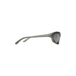 Bat Rectangle Sunglasses in Silver - Image 6